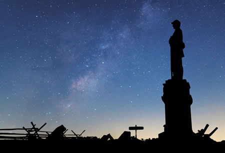 Soldier at Night Antietam